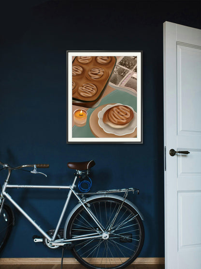 Cosy cinnamon print