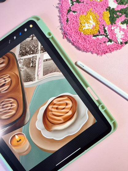 Cosy cinnamon print