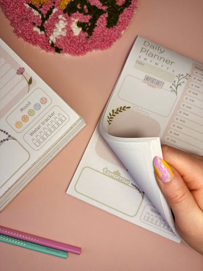 A5 Floral daily planner