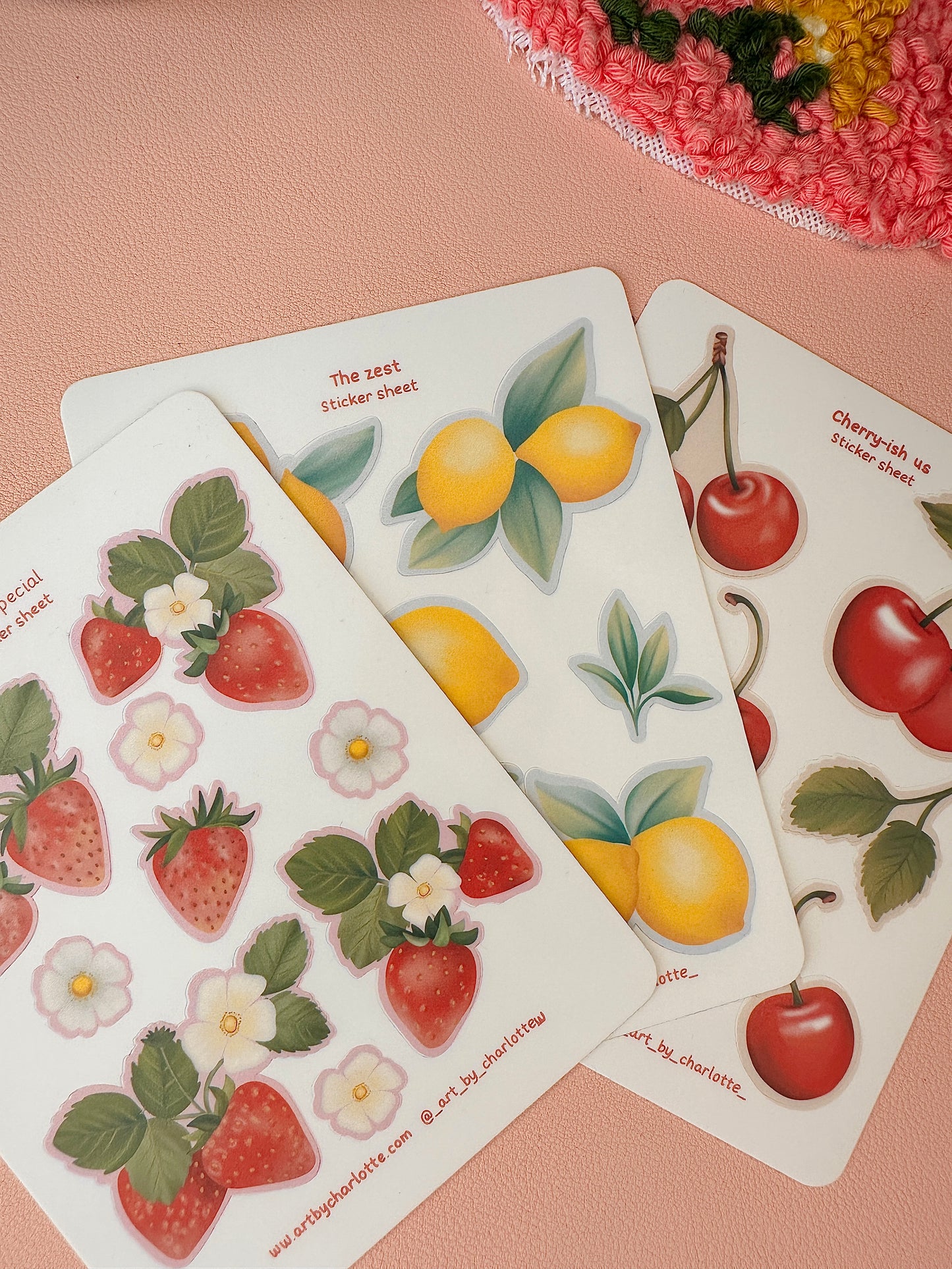 'A Little Fruity' Sticker sheet bundle