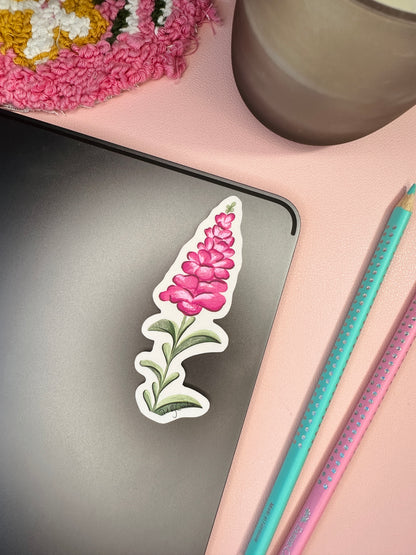 Gallery pink sticker