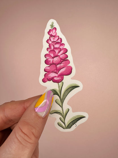 Gallery pink sticker