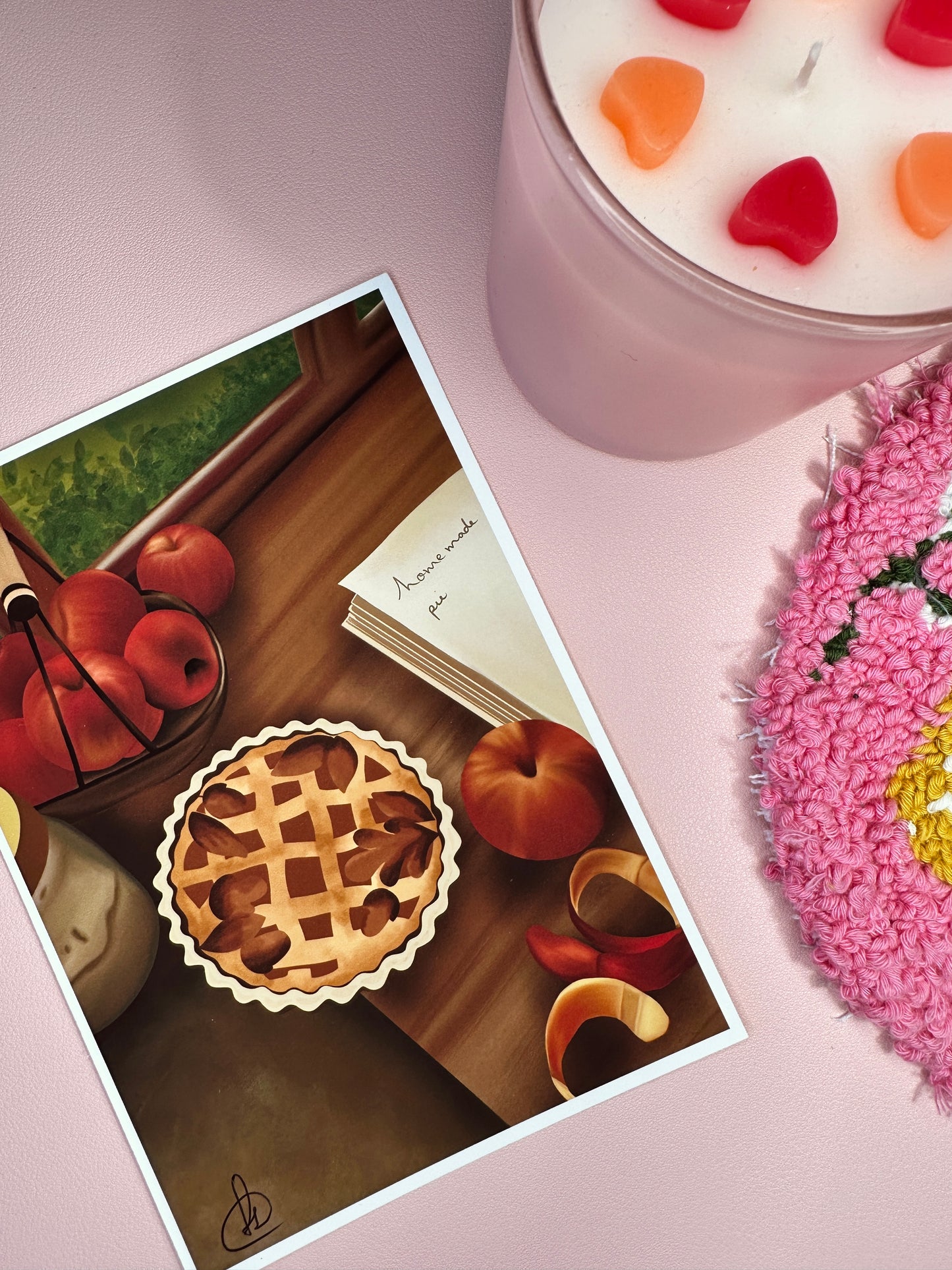 Homemade apple pie print
