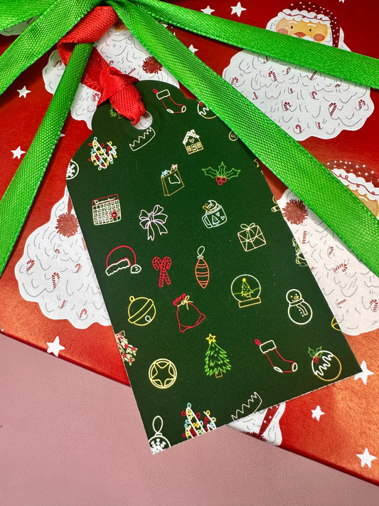 'It's Christmas!' gift tags (pack of 6)