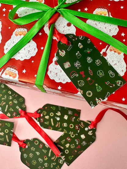 'It's Christmas!' gift tags (pack of 6)