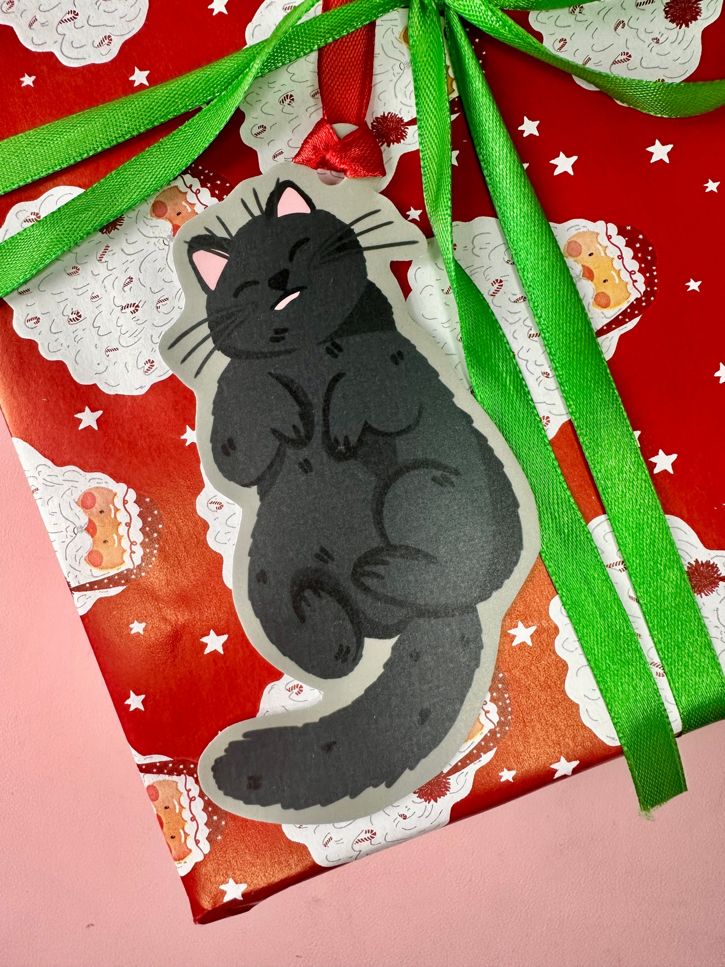 'Black cat' luxury gift tags (pack of 4)