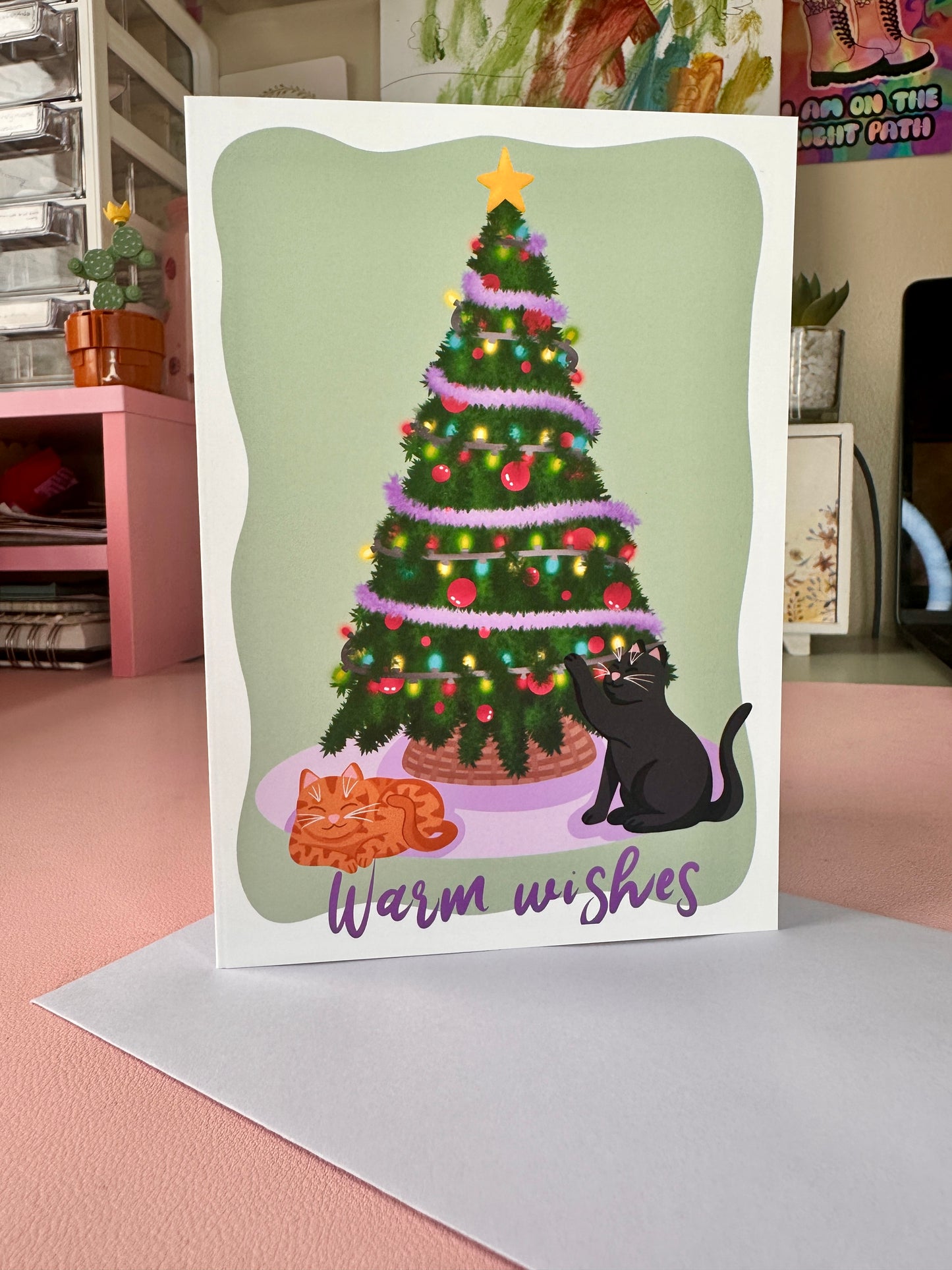 'The Real Gifts Under The Tree' Christmas card (pack of 5)