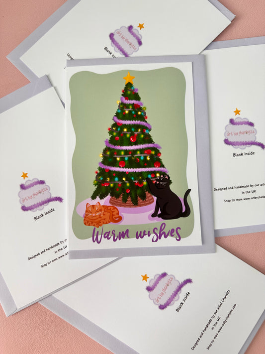 'The Real Gifts Under The Tree' Christmas card (pack of 5)