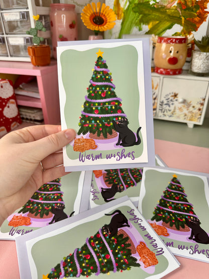 'The Real Gifts Under The Tree' Christmas card (pack of 5)