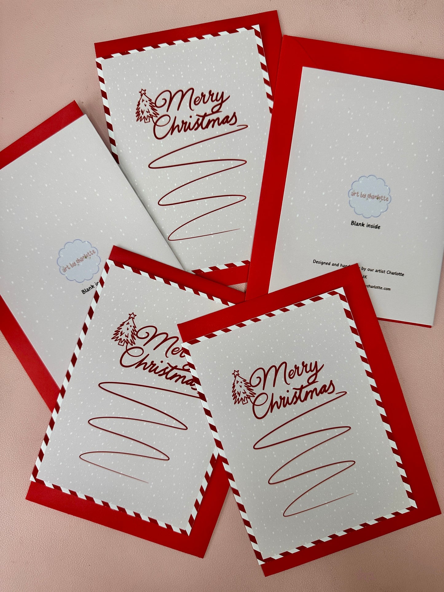 'Let It Snow' Christmas card (pack of 5)