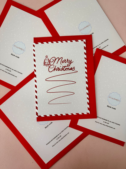'Let It Snow' Christmas card (pack of 5)