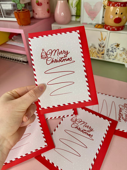 'Let It Snow' Christmas card (pack of 5)