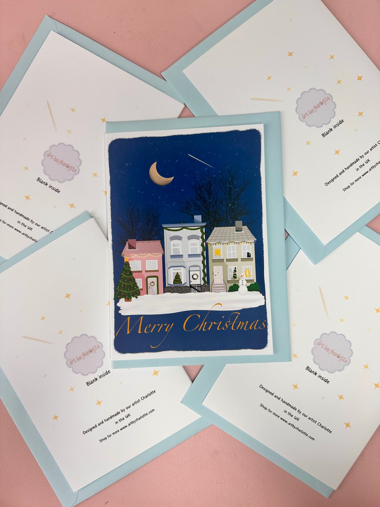 'A White Christmas' Christmas card (pack of 5)