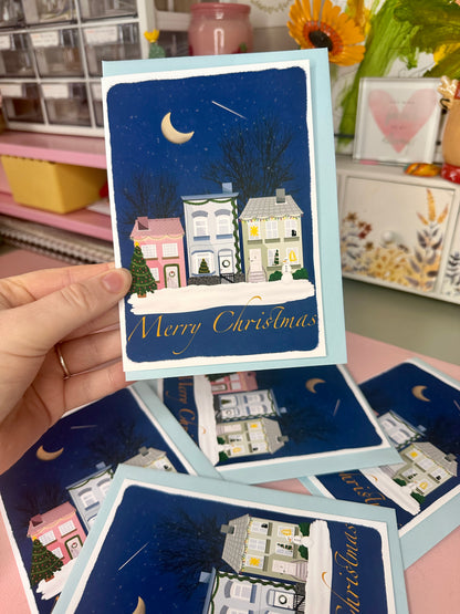 'A White Christmas' Christmas card (pack of 5)