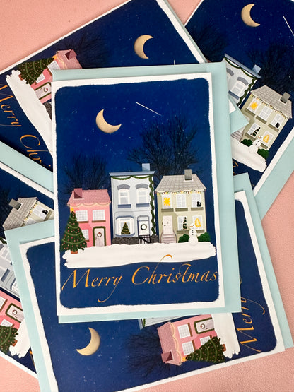 'A White Christmas' Christmas card (pack of 5)