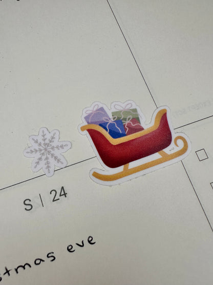 'Christmas' mini sticker sheet