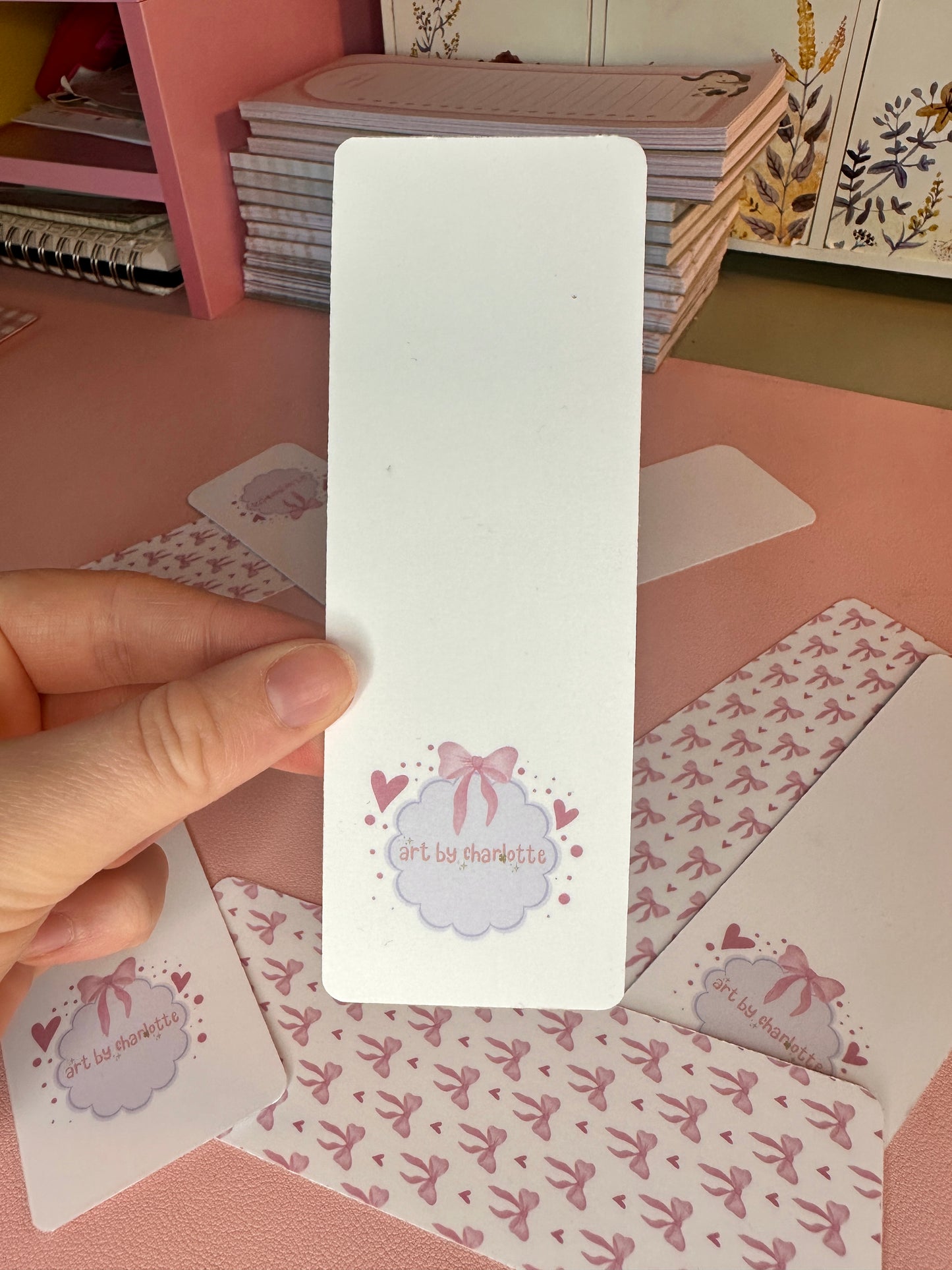 'Pink Girly' Bookmark