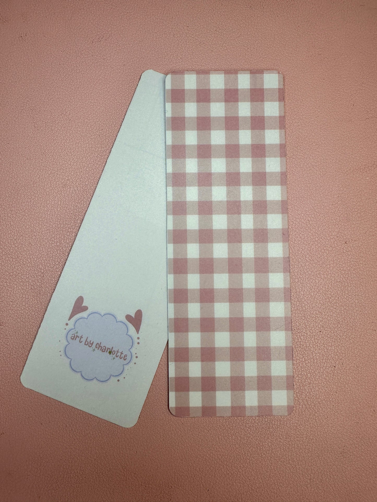 'Pink Check' bookmark