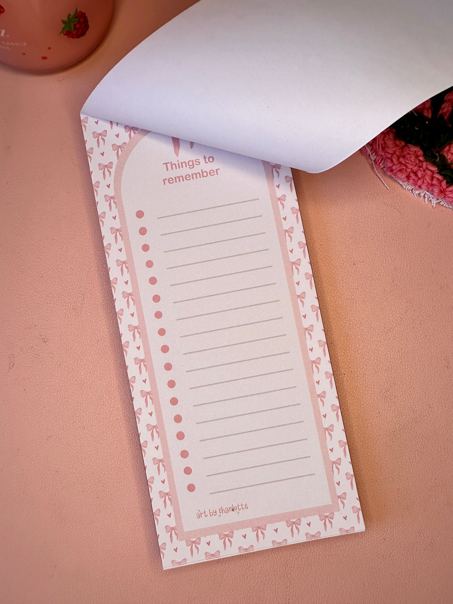 'Pink Girly' To-do list