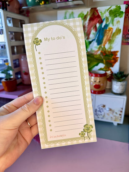 'Lucky Clover' To-do List