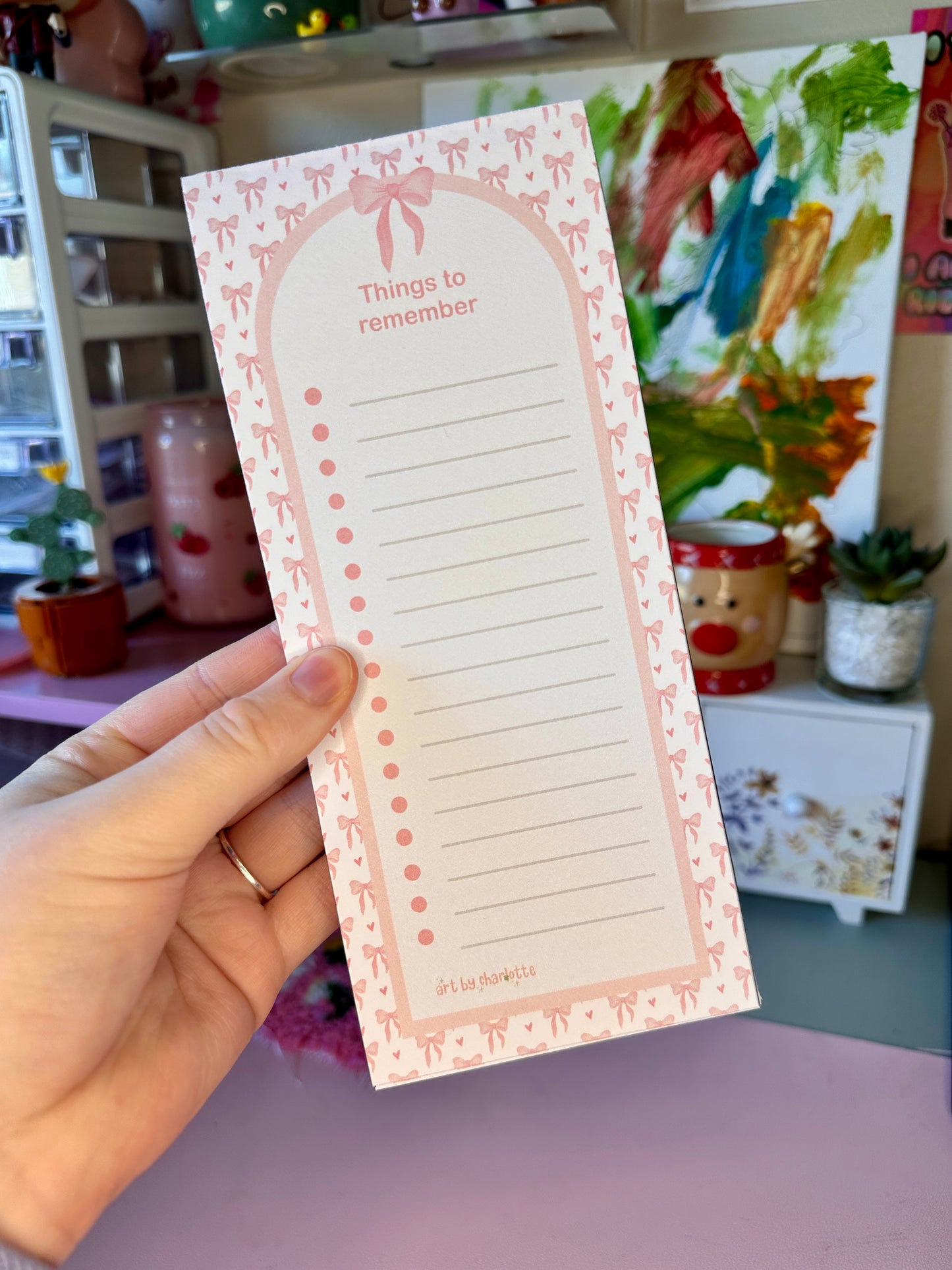 'Pink Girly' To-do list