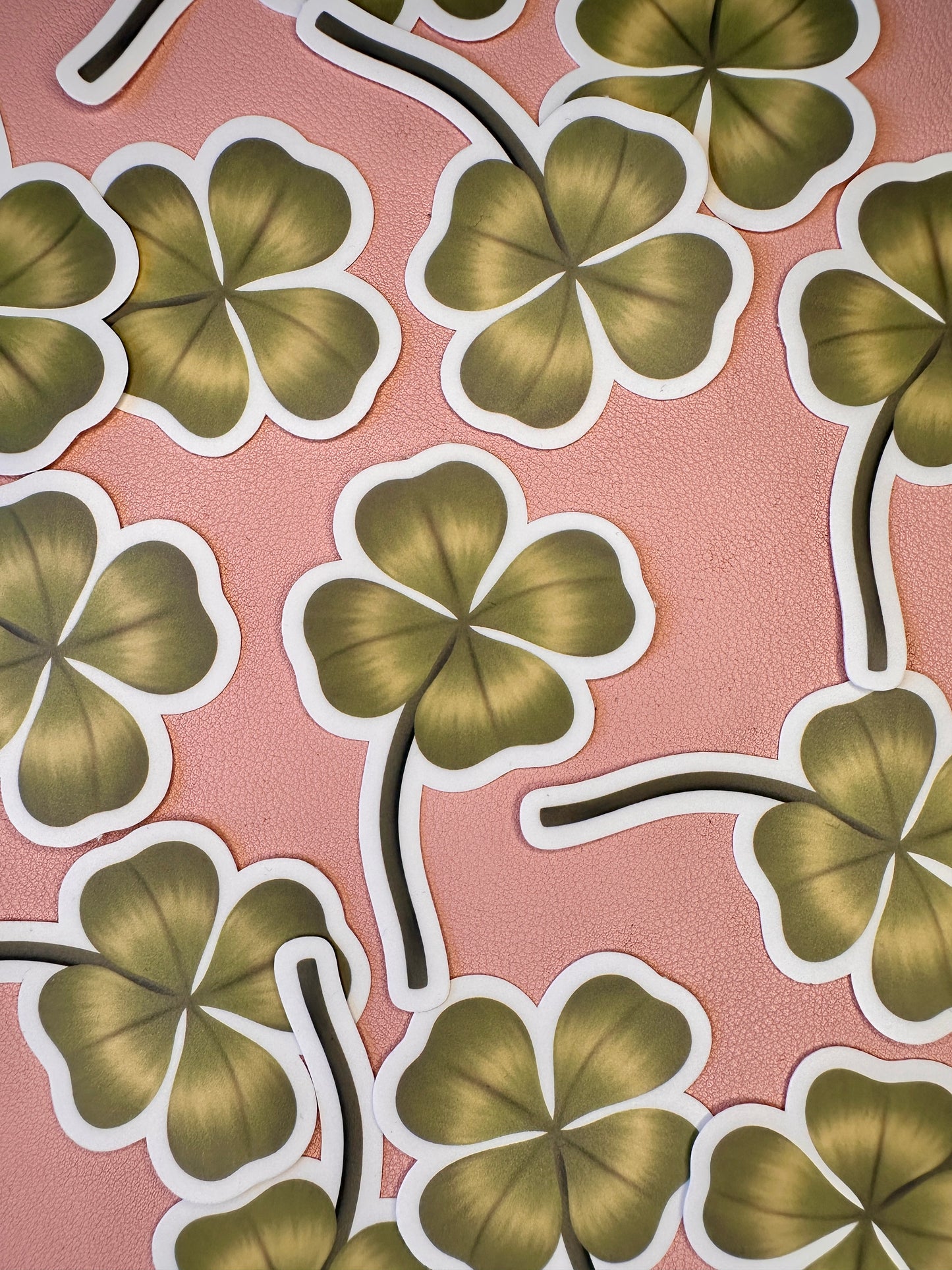 'Lucky Clover' Die-Cut Sticker