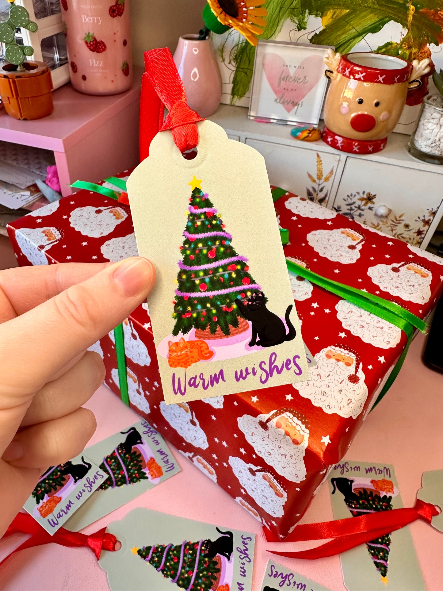 'The Real Gifts Under The Tree' gift tags (pack of 6)