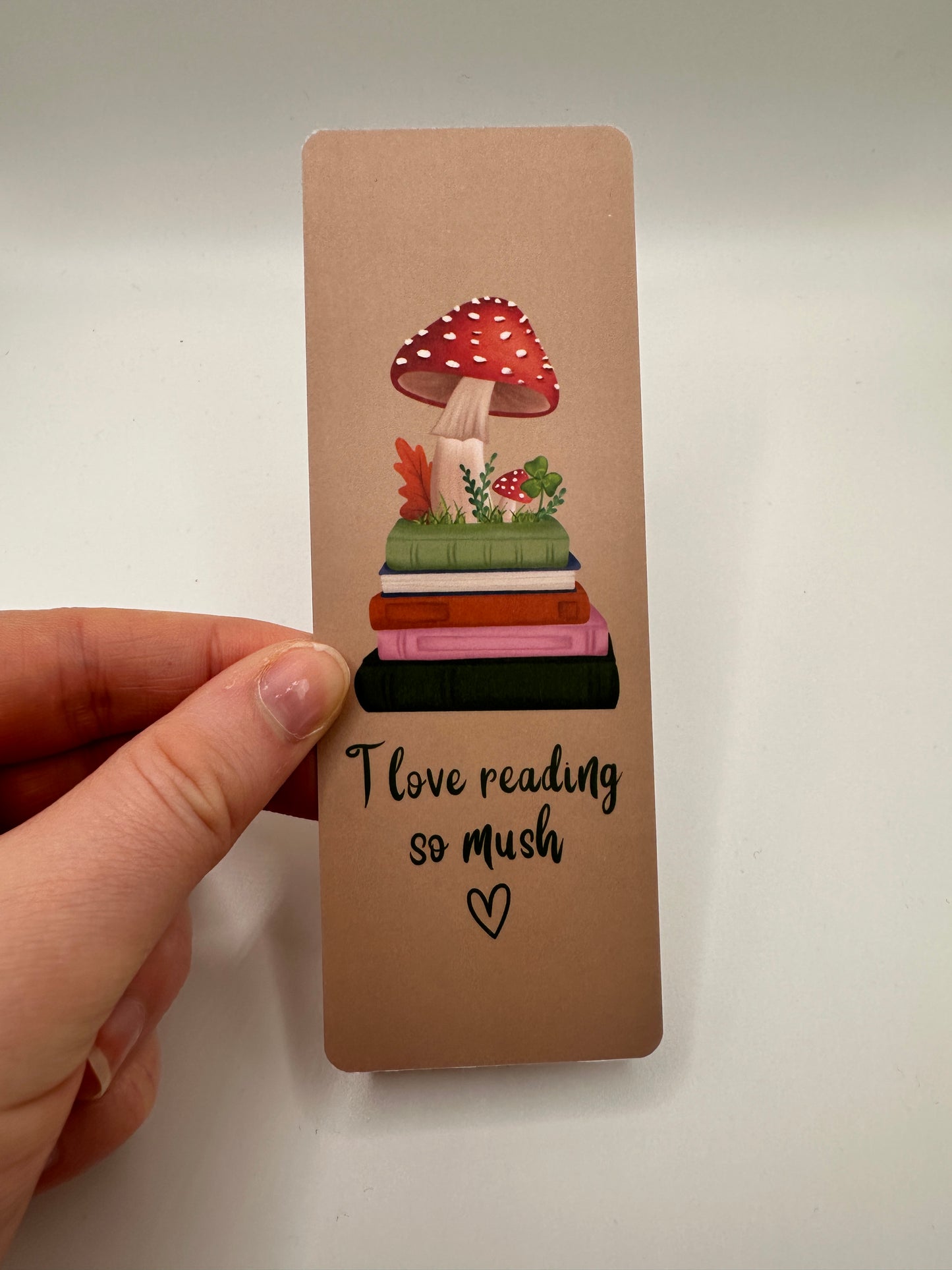 'I love reading so mush' Bookmark