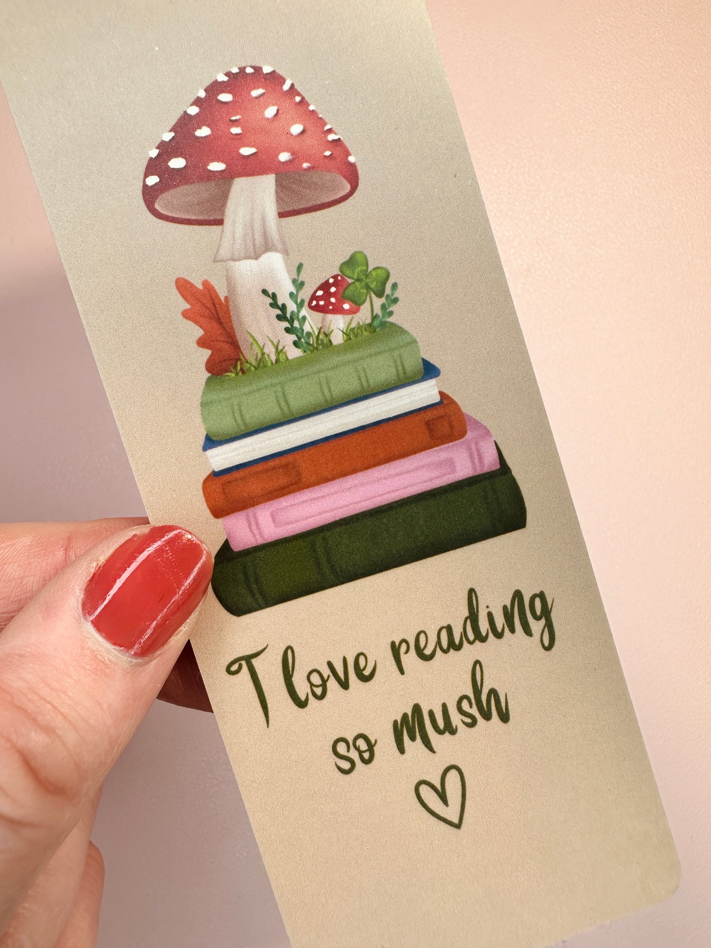 'I love reading so mush' Bookmark