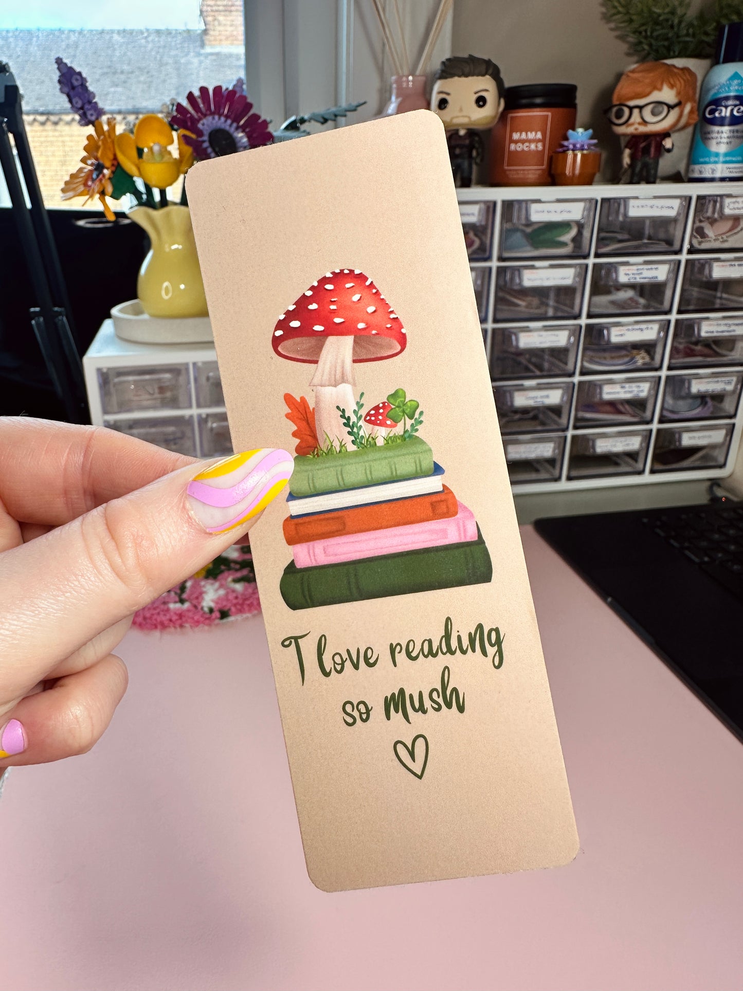'I love reading so mush' Bookmark