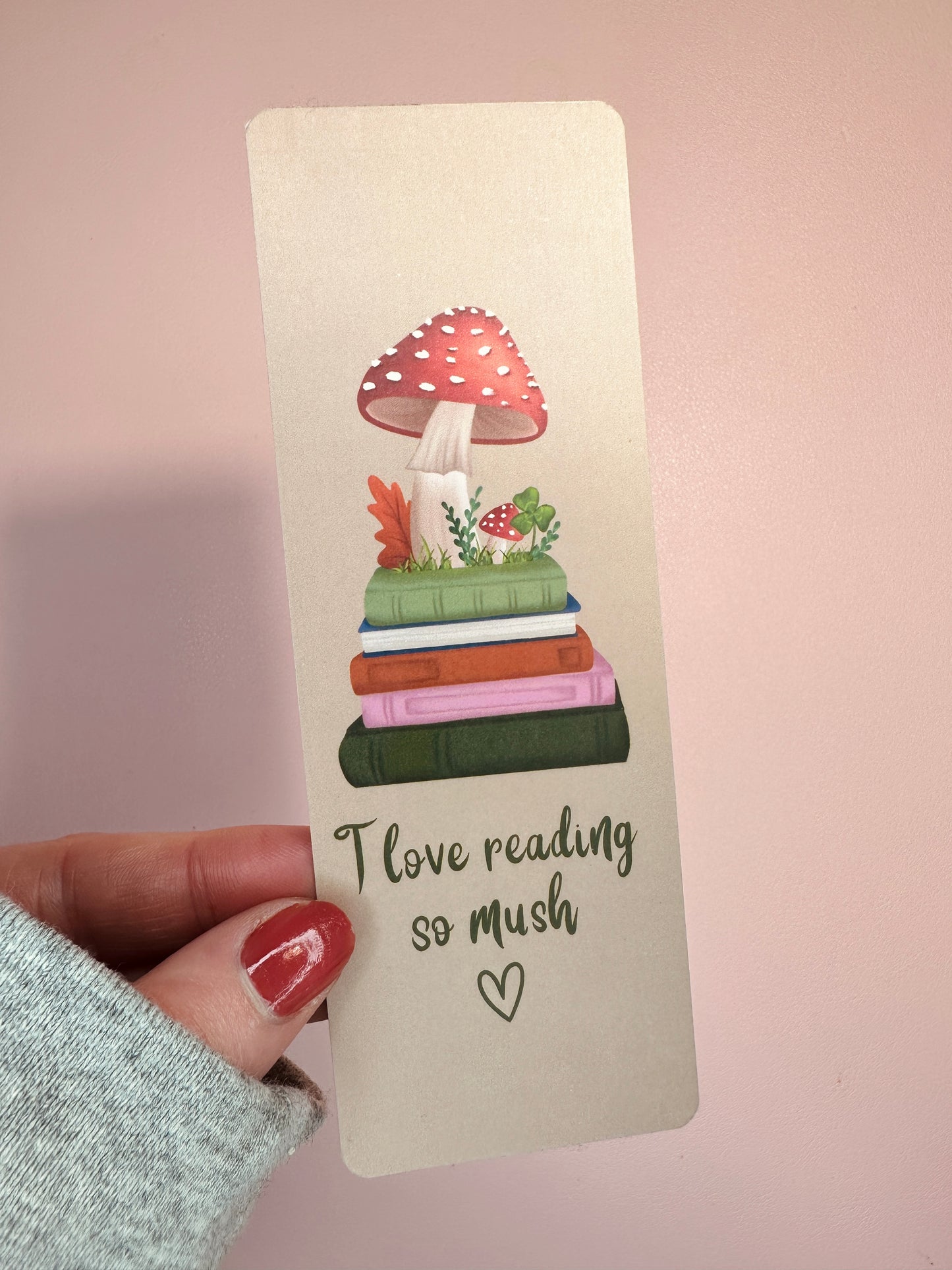 'I love reading so mush' Bookmark