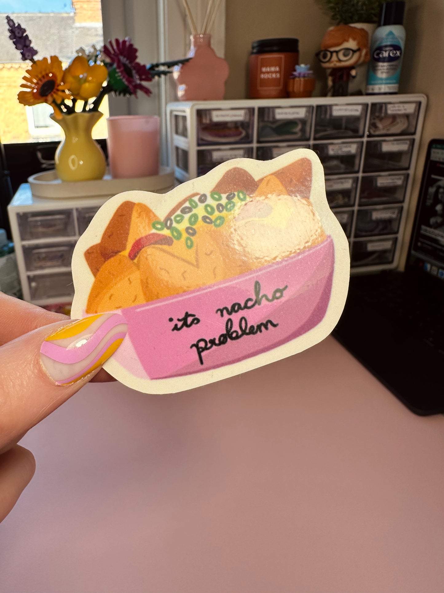 ‘It’s nacho problem’ sticker