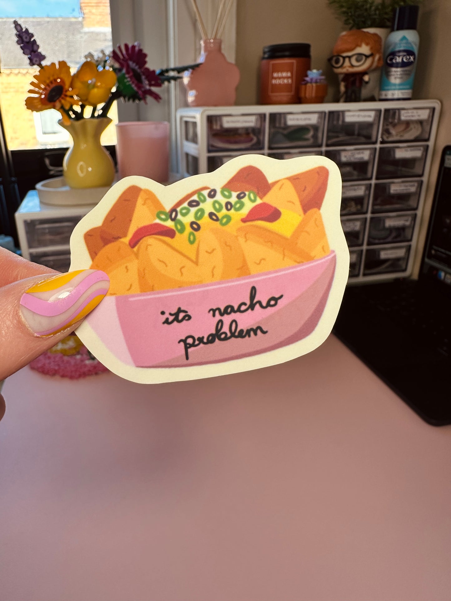 ‘It’s nacho problem’ sticker