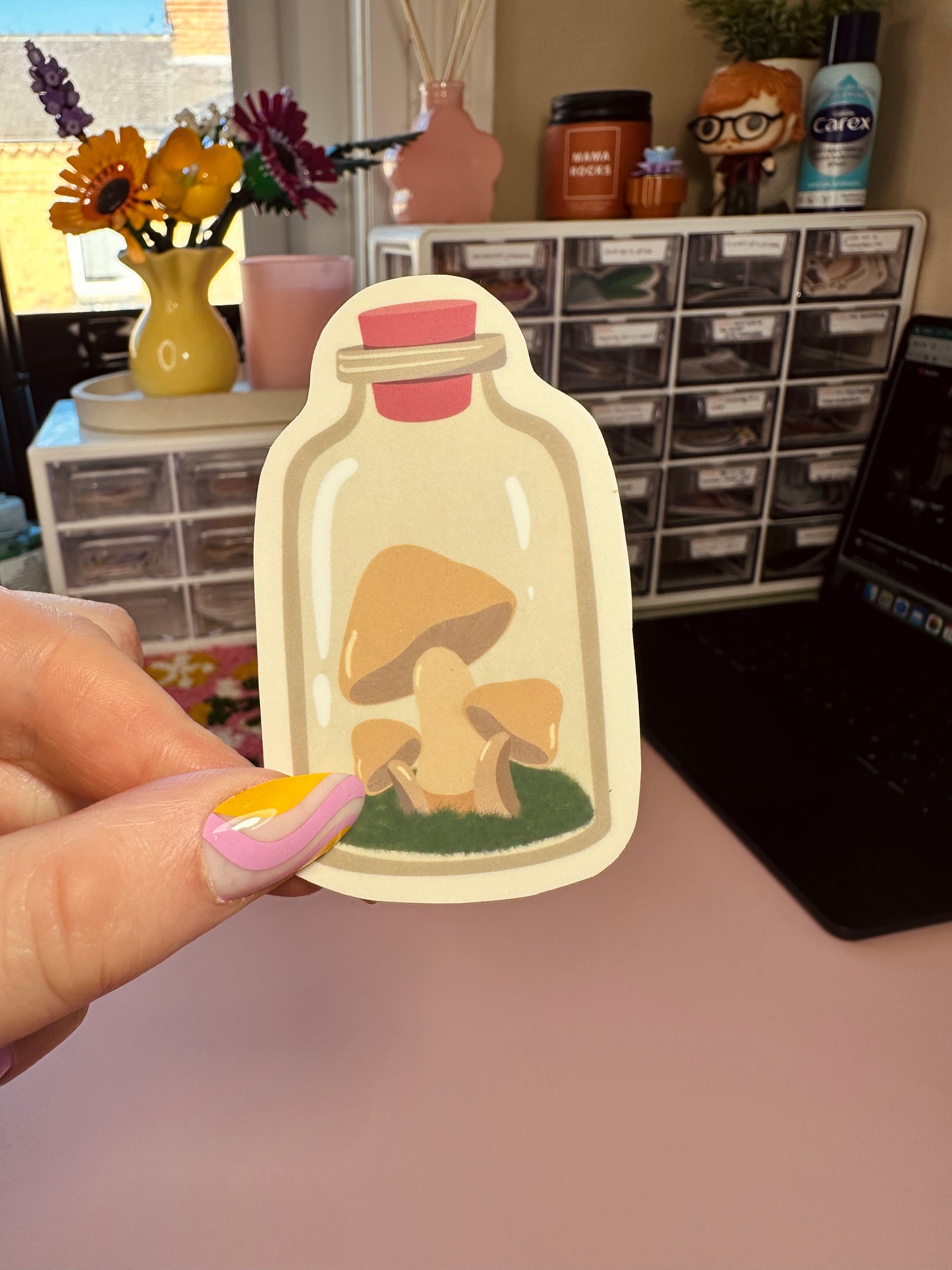 ‘Just a fungi’ sticker