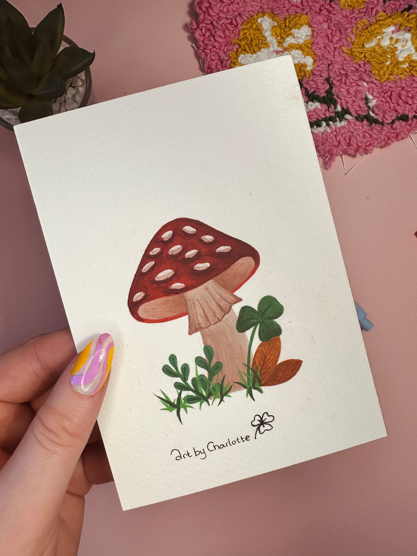 'Keep growing little fungi' mini original