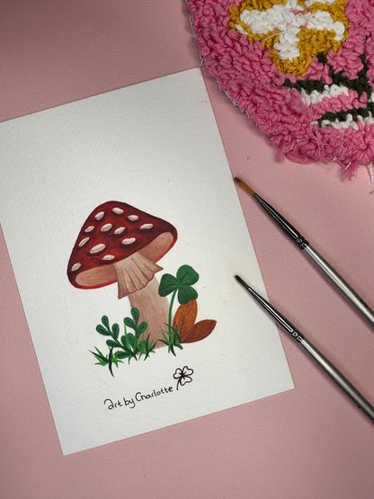 'Keep growing little fungi' mini original