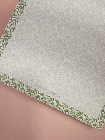 'Leaf your notes here' memo pads
