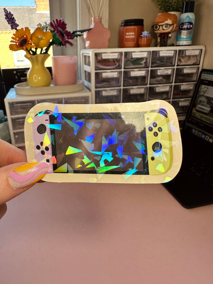 ‘Let’s switch’ sticker