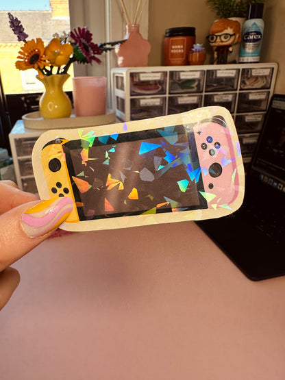 ‘Let’s switch’ sticker