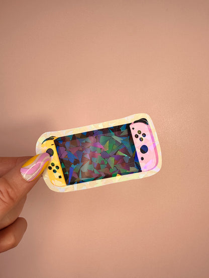 ‘Let’s switch’ sticker