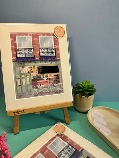 'Little Bean Cafe' Print - Art by Charlotte #