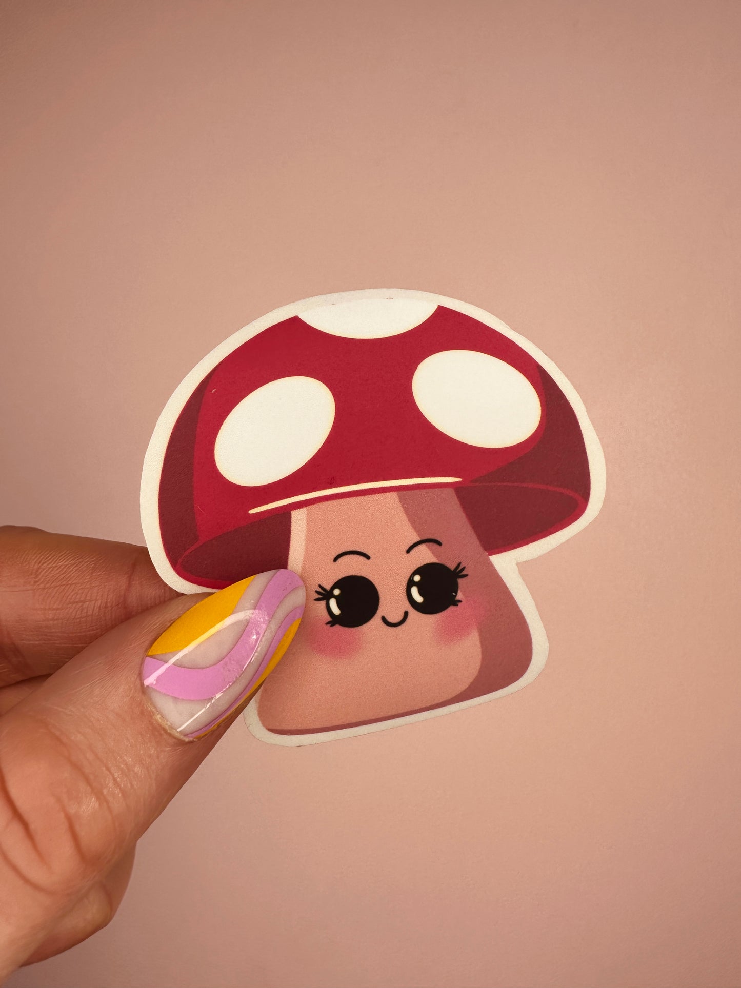 'Miss mushroom' sticker