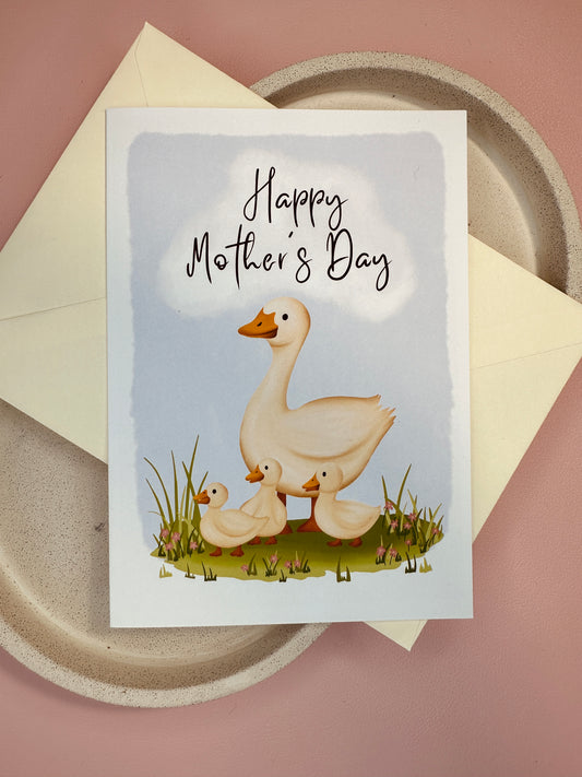 'Mother Duck' Greetings card
