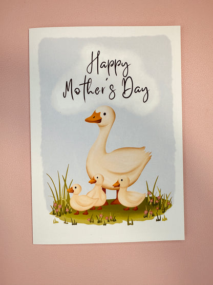 'Mother Duck' Greetings card