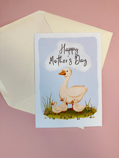 'Mother Duck' Greetings card
