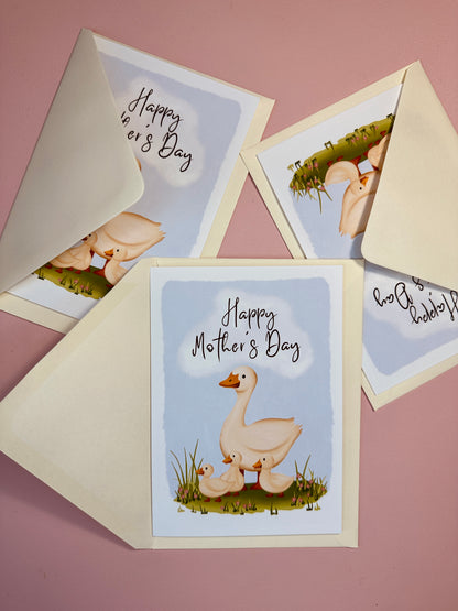 'Mother Duck' Greetings card