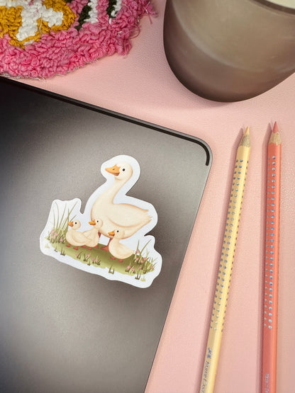 'Mother duck' sticker