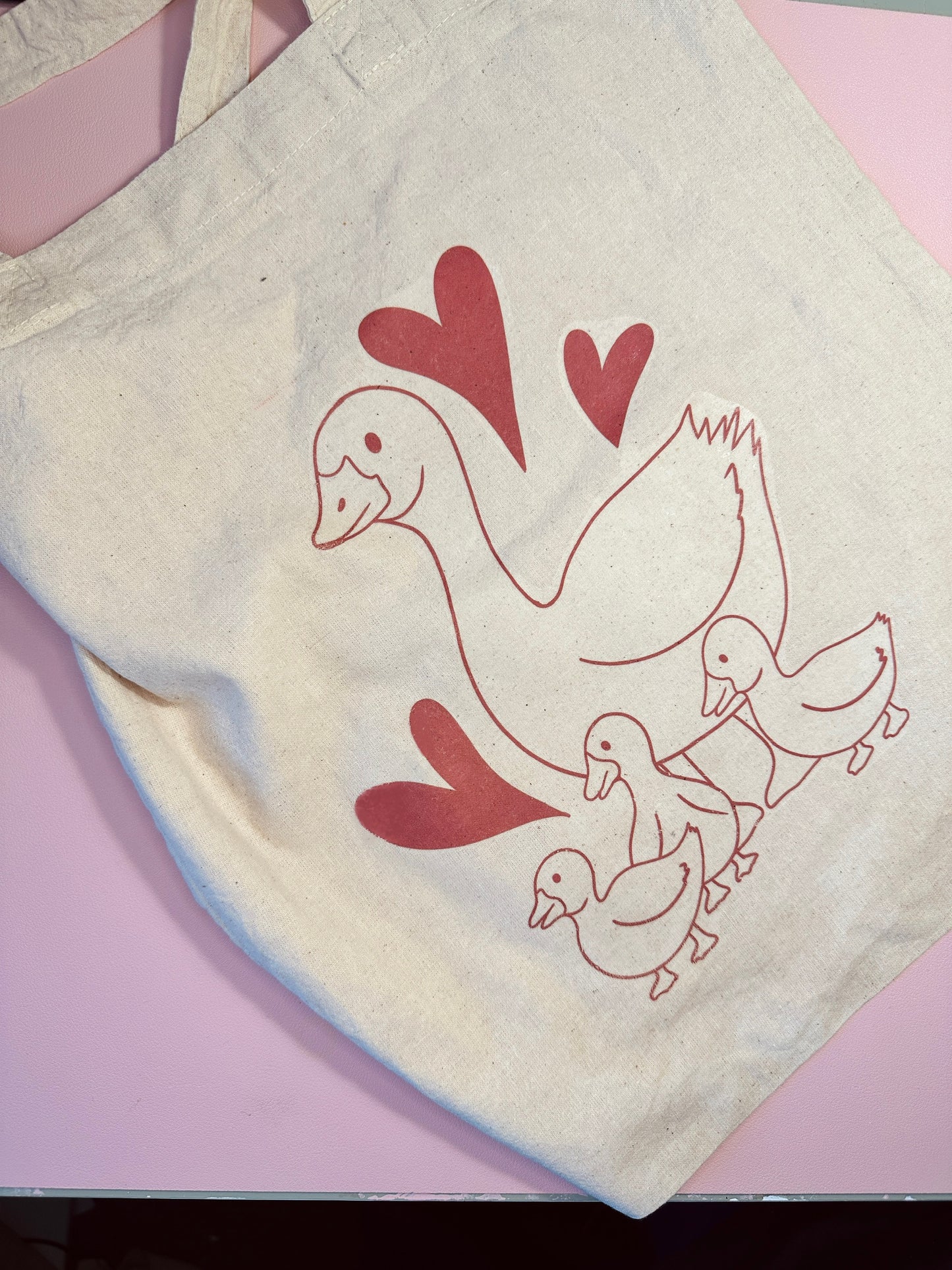 'Mother duck' tote bag