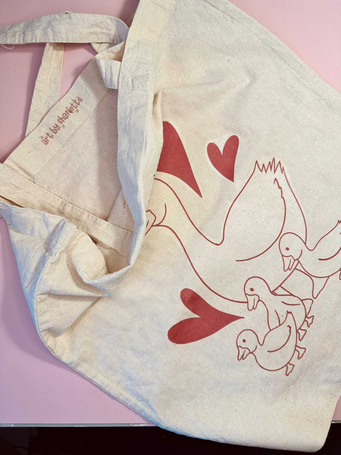 'Mother duck' tote bag