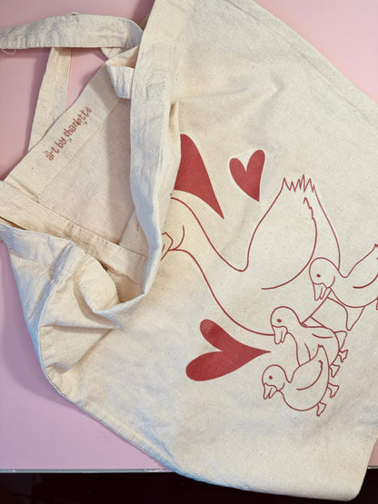 'Mother duck' tote bag